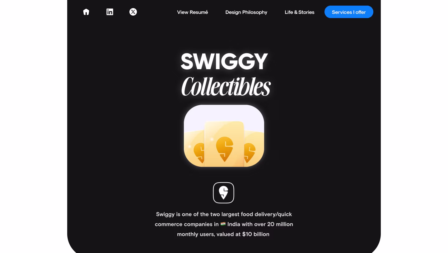 Wall of portfolios by Praneeth jonnala