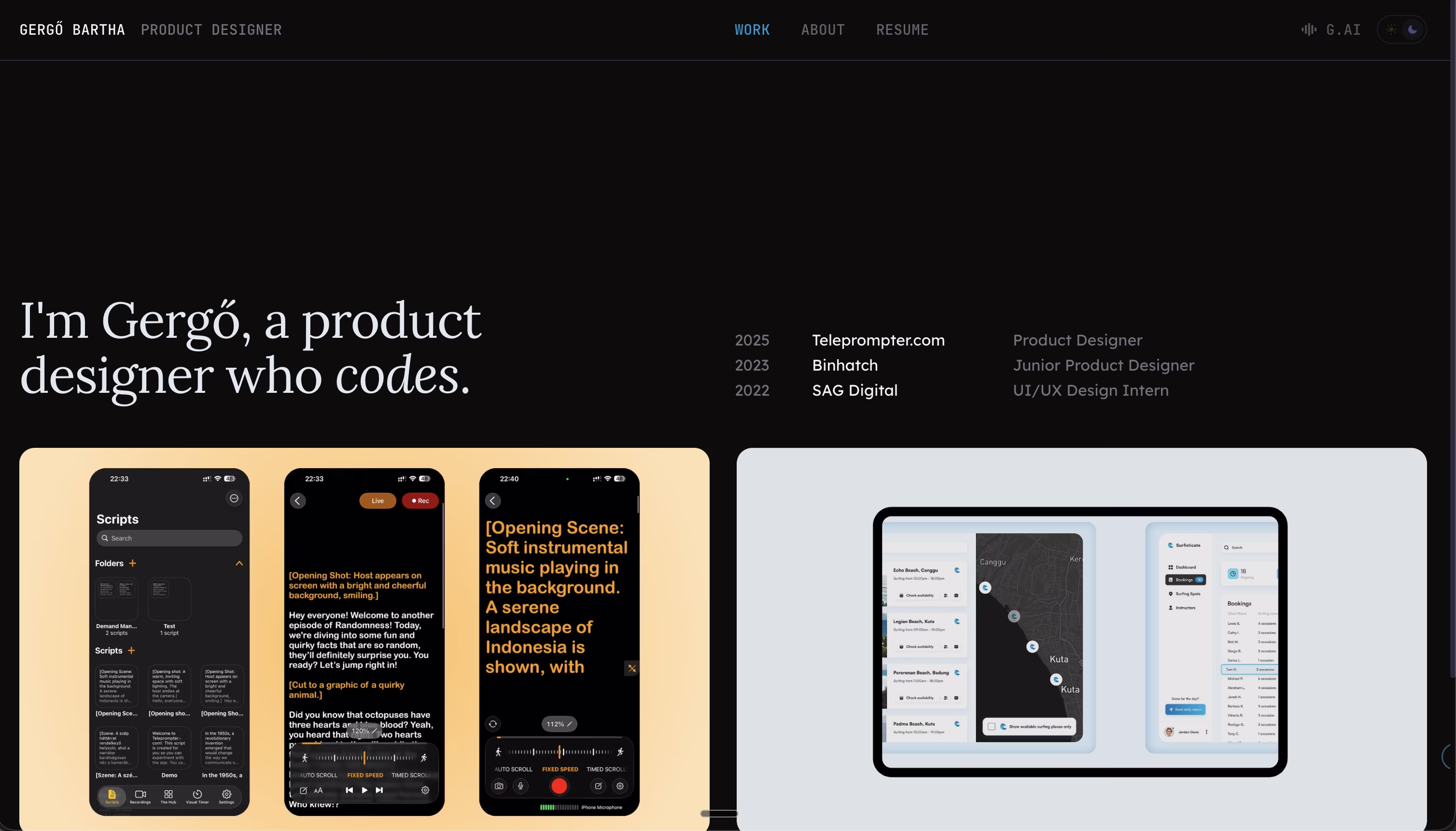 Wall of portfolios - by praneeth jonnala