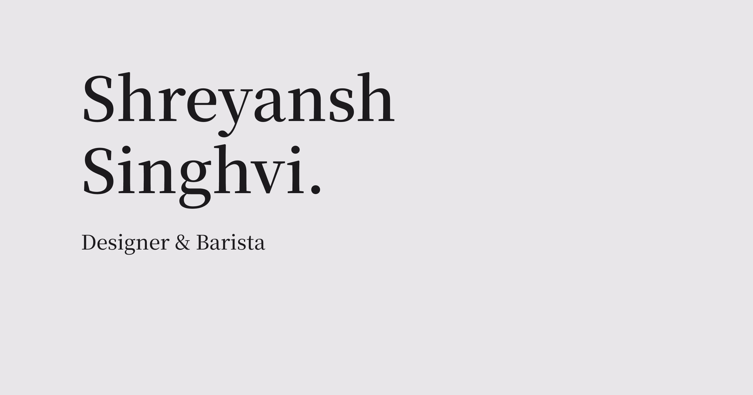 Shreyansh Singhvi