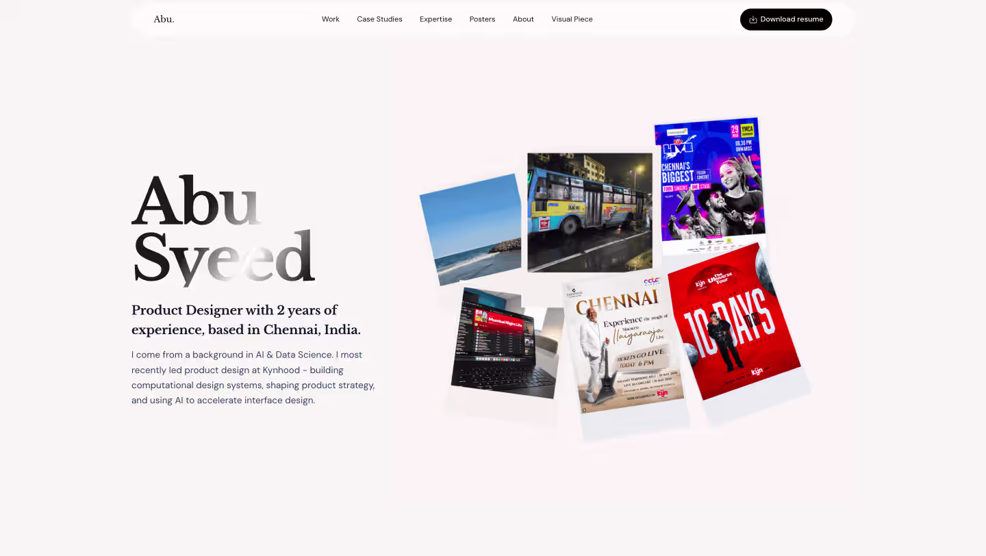 Abu Syeed portfolio