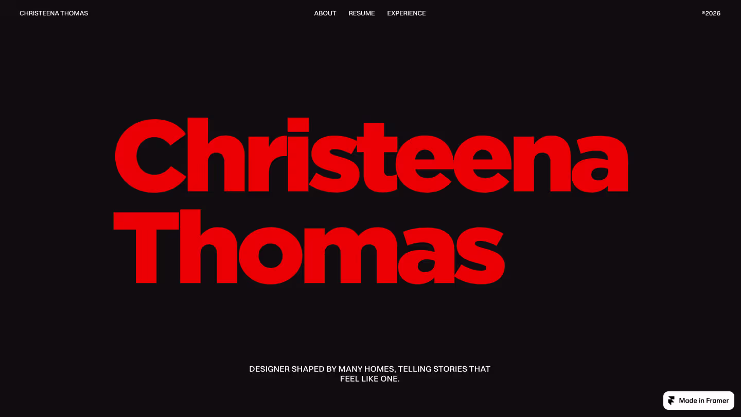 Christeena Thomas