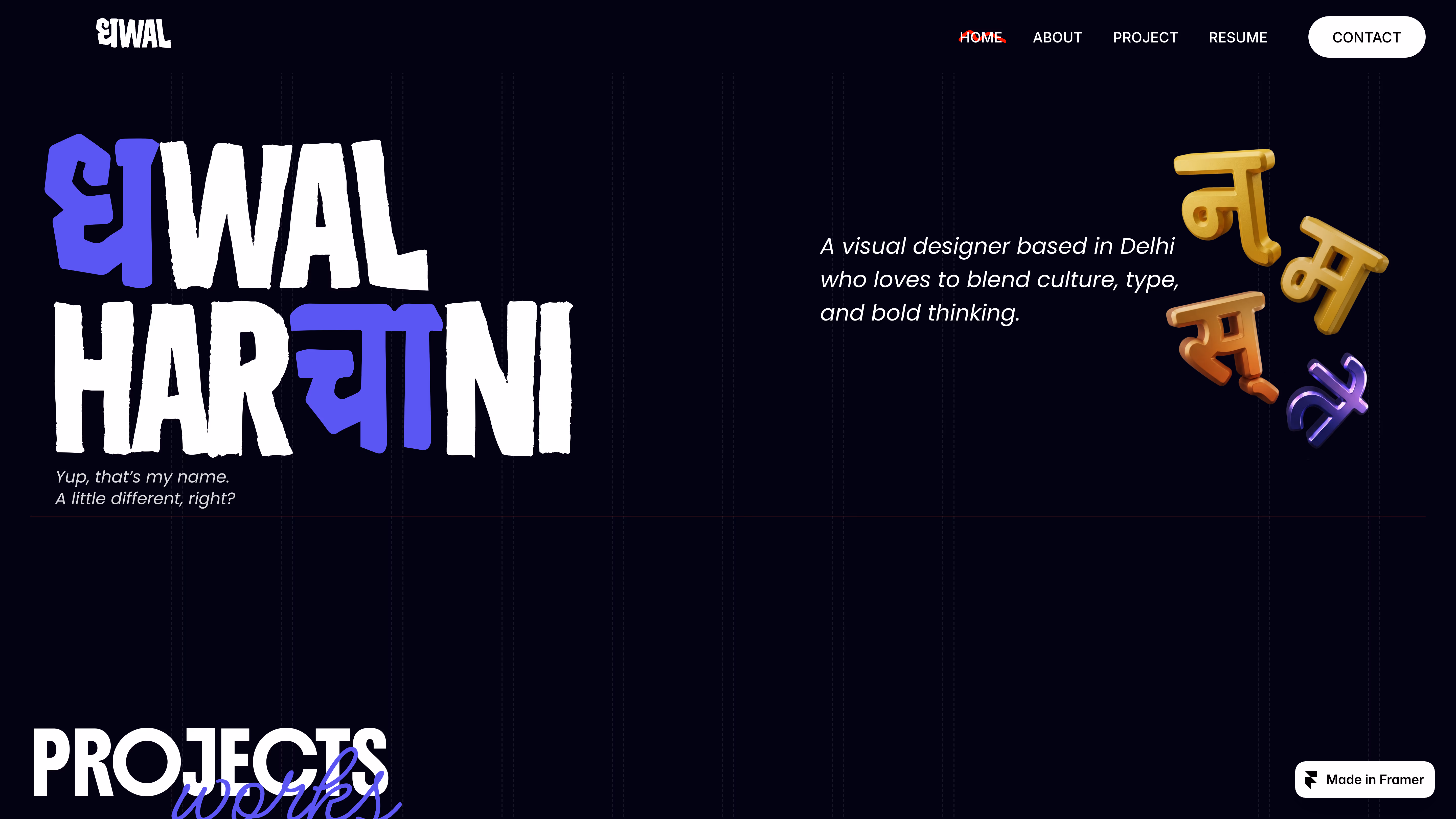 Wall of portfolios - by praneeth jonnala