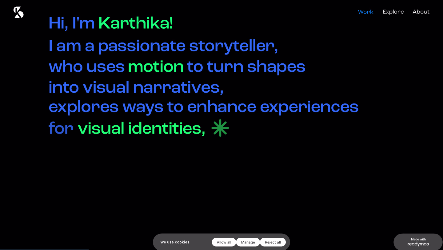 Wall of portfolios - by praneeth jonnala