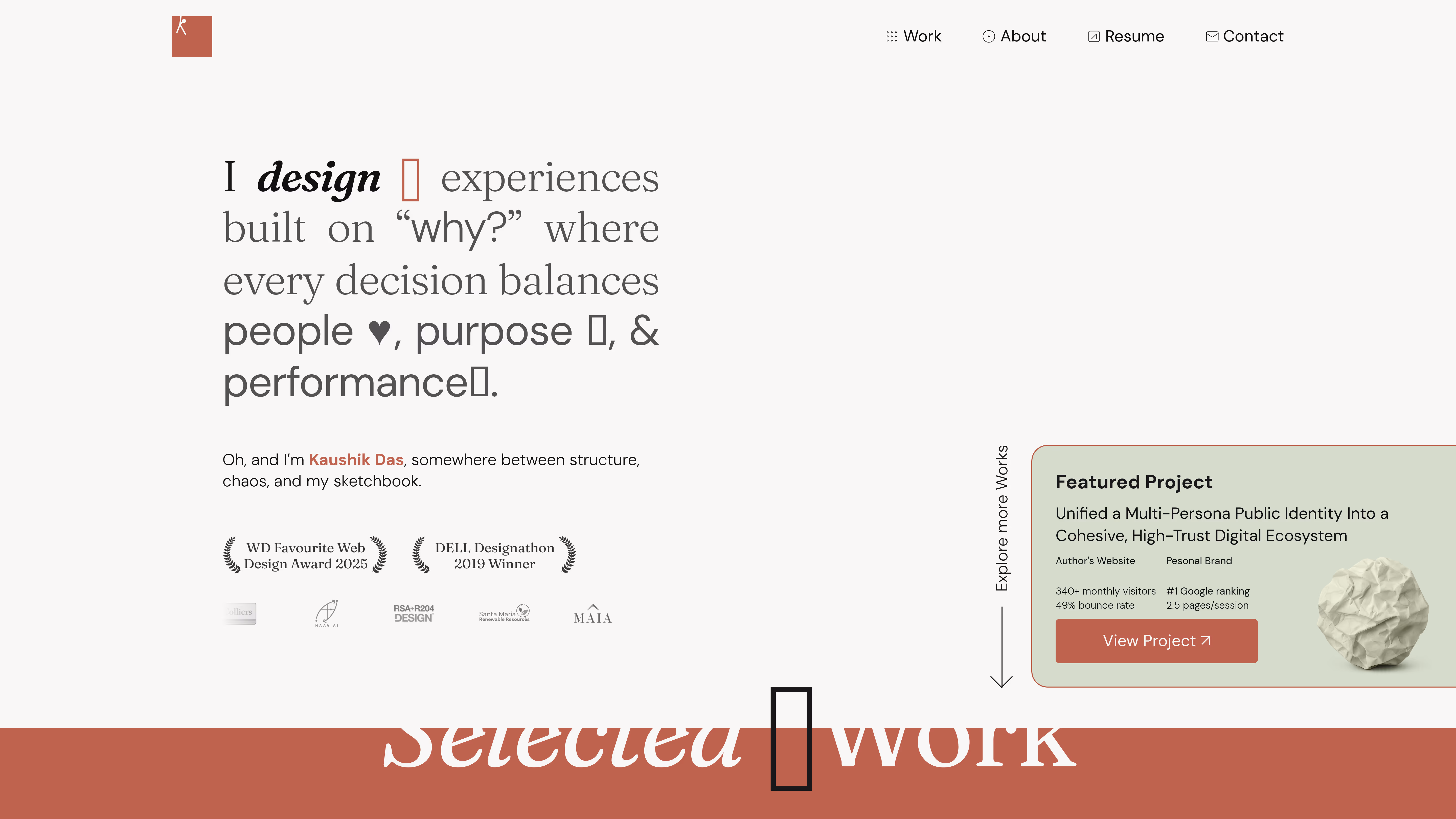 Wall of portfolios - by praneeth jonnala