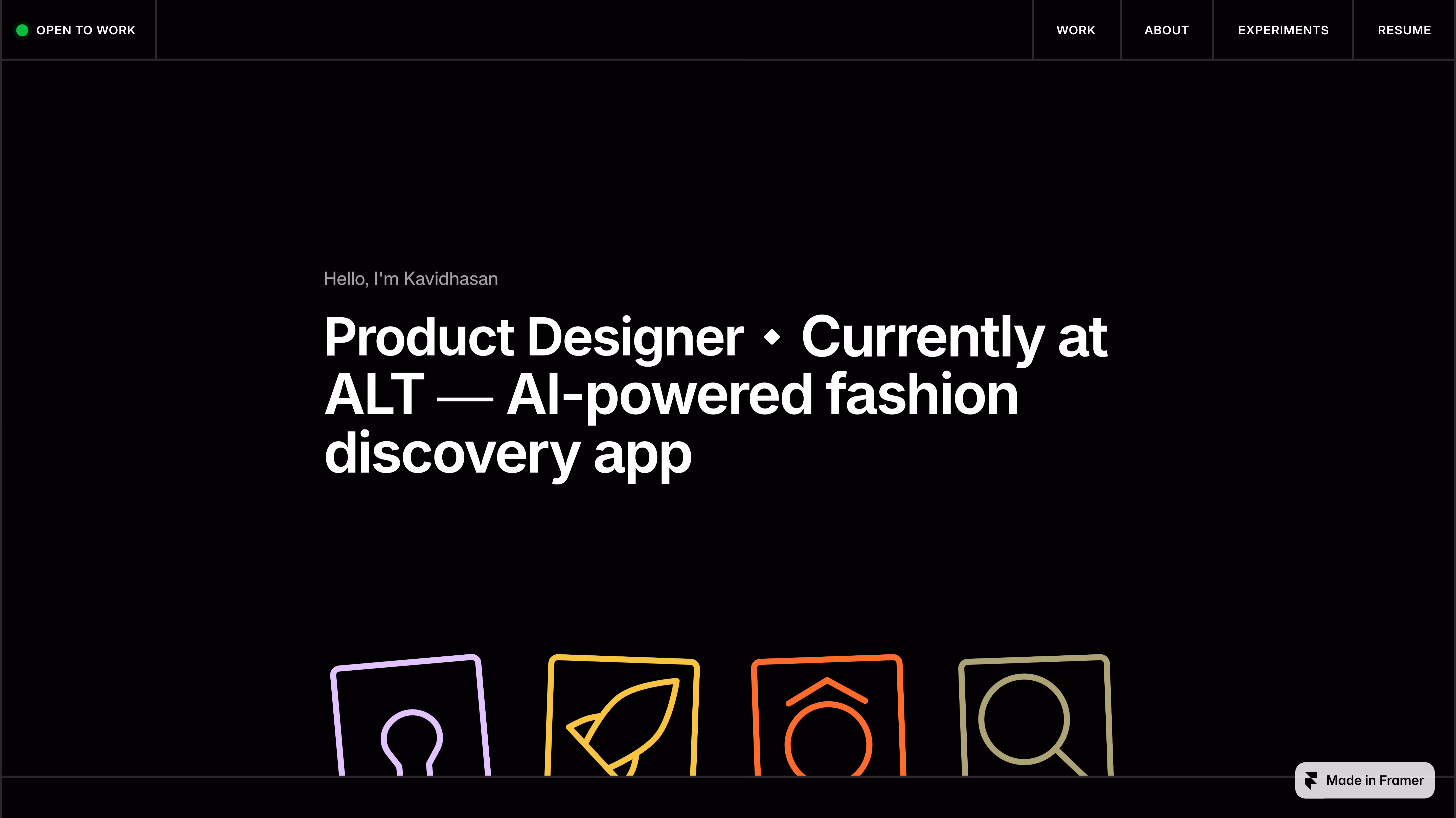 Wall of portfolios - by praneeth jonnala