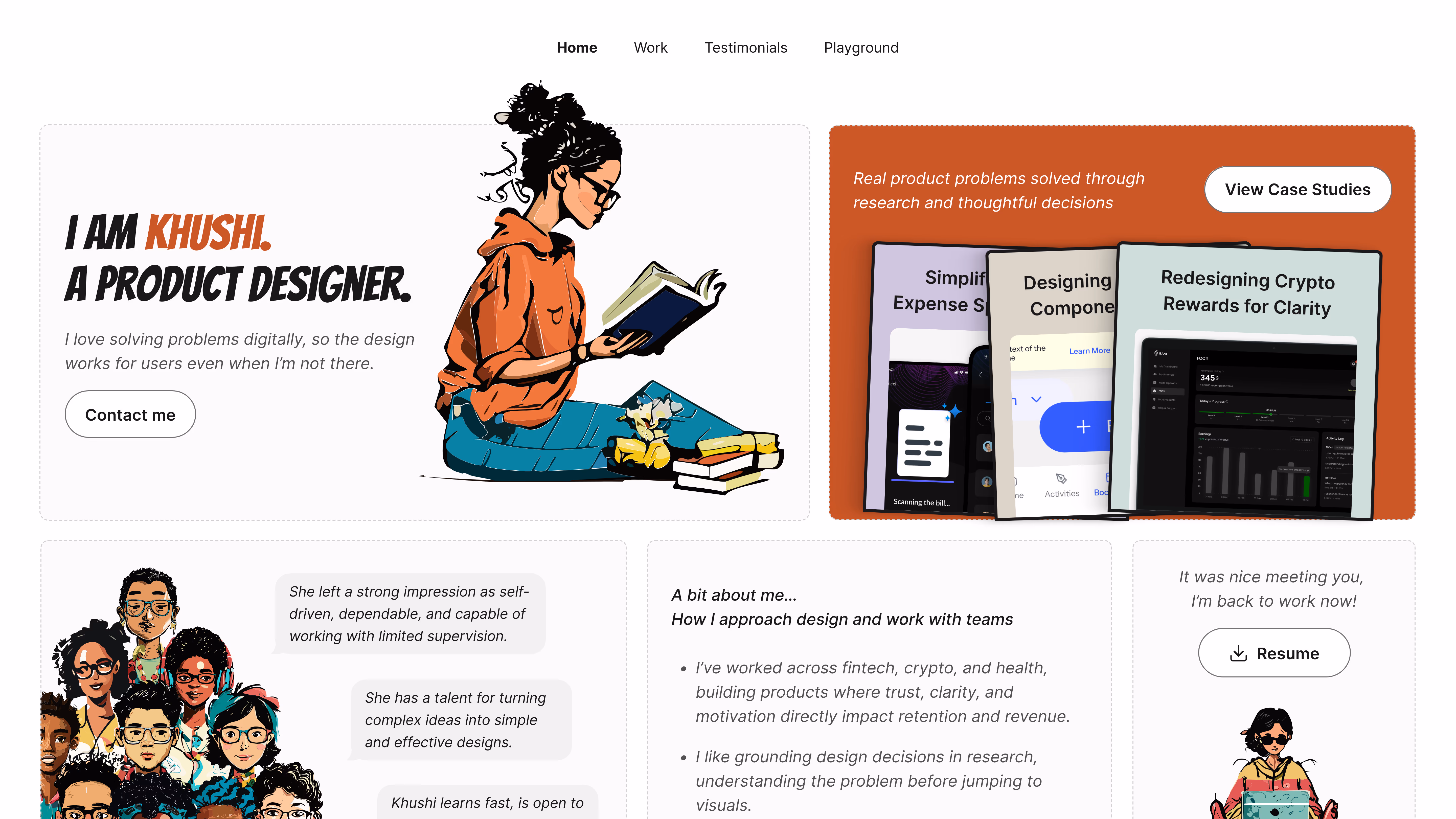 Wall of portfolios - by praneeth jonnala