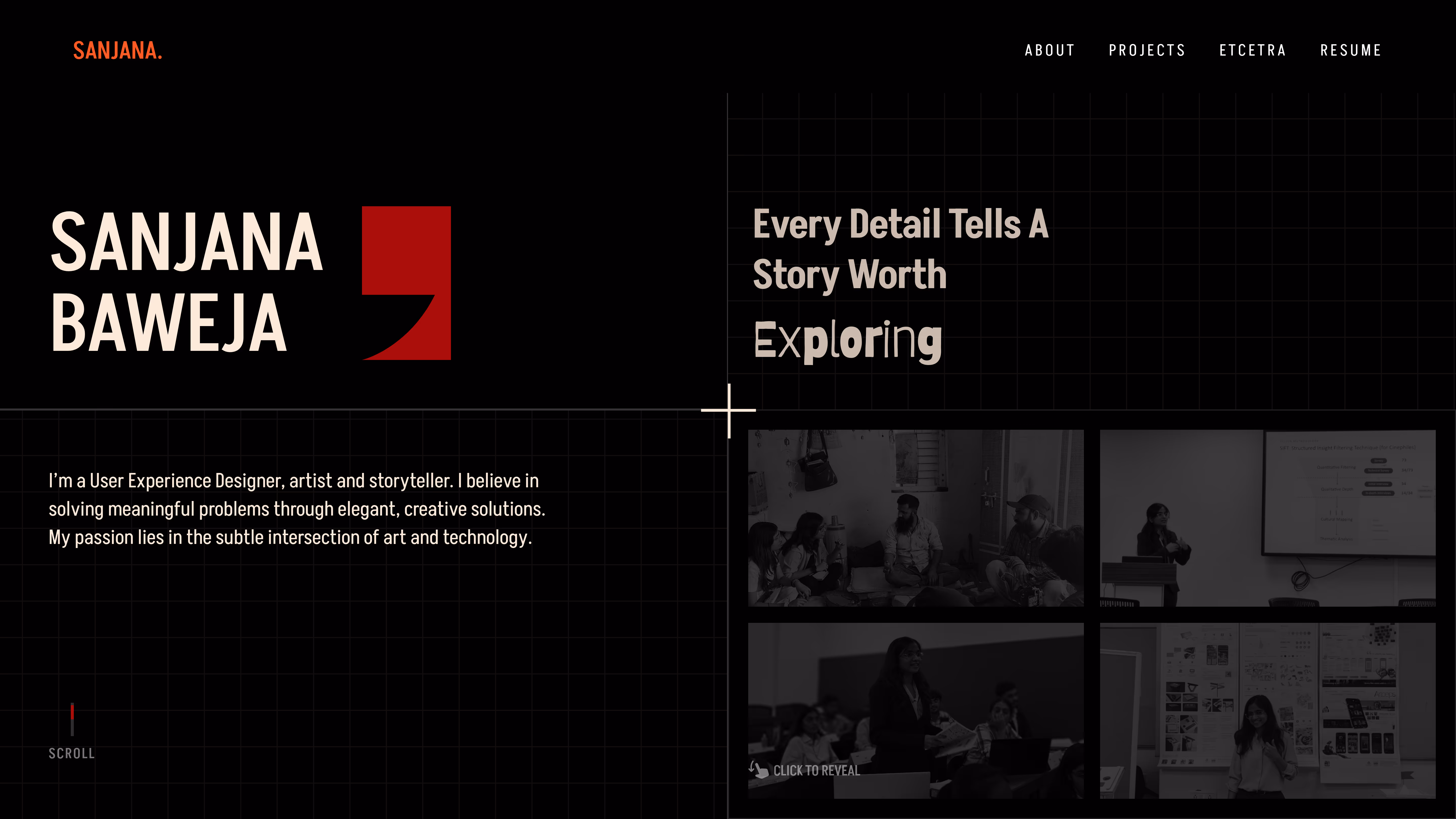 Wall of portfolios - by praneeth jonnala