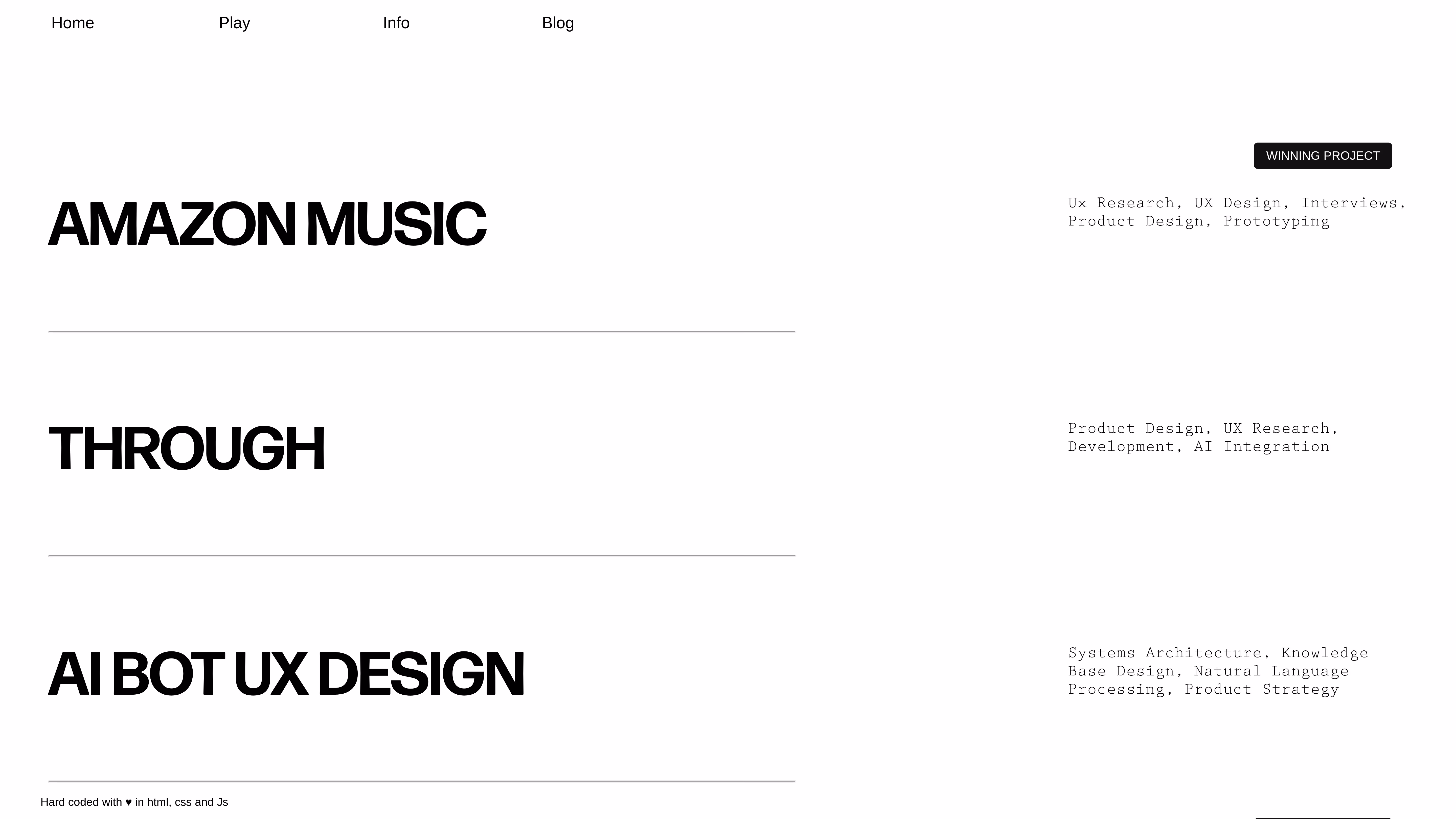 Wall of portfolios - by praneeth jonnala