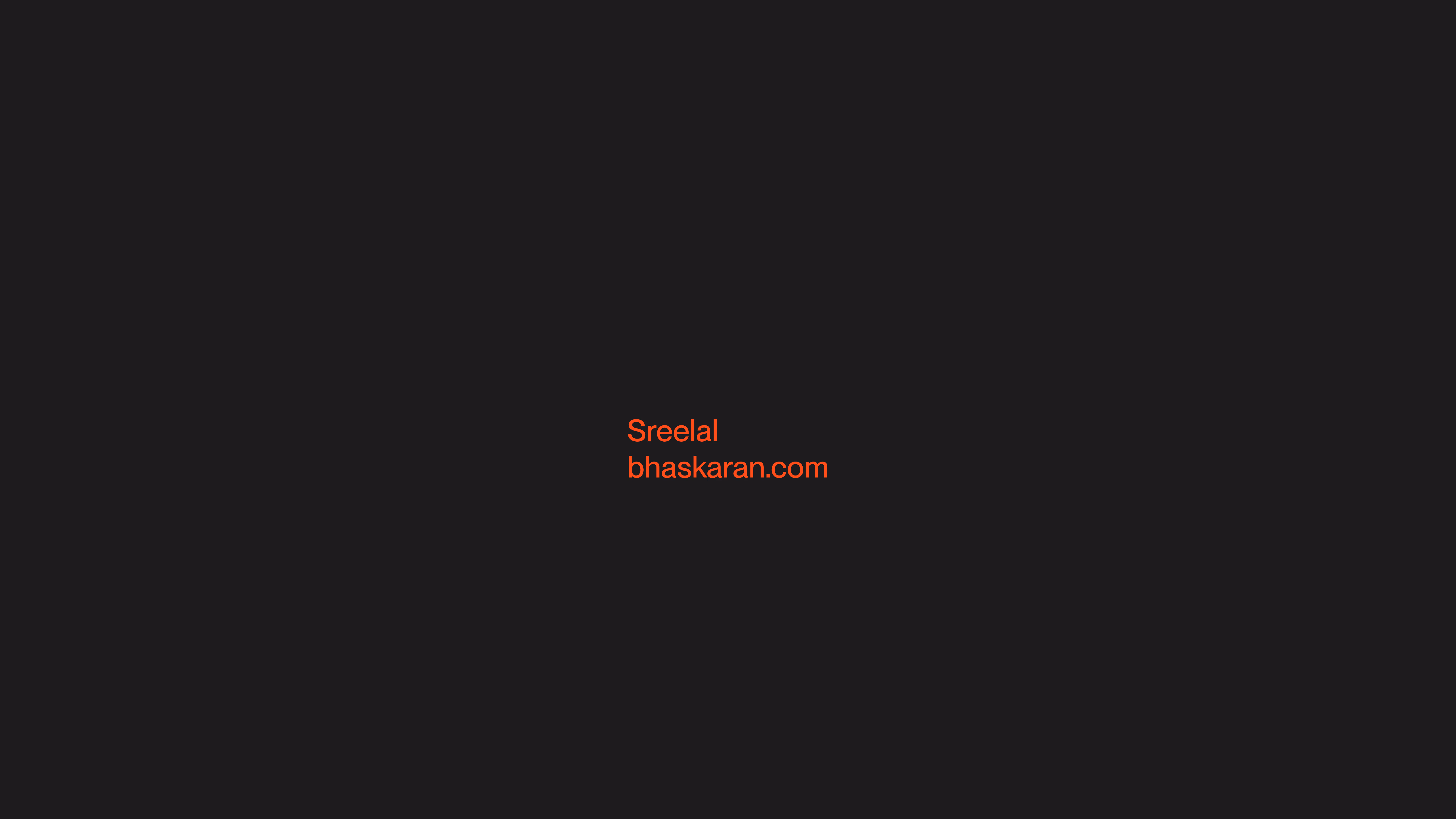 Sreelal Bhaskaran