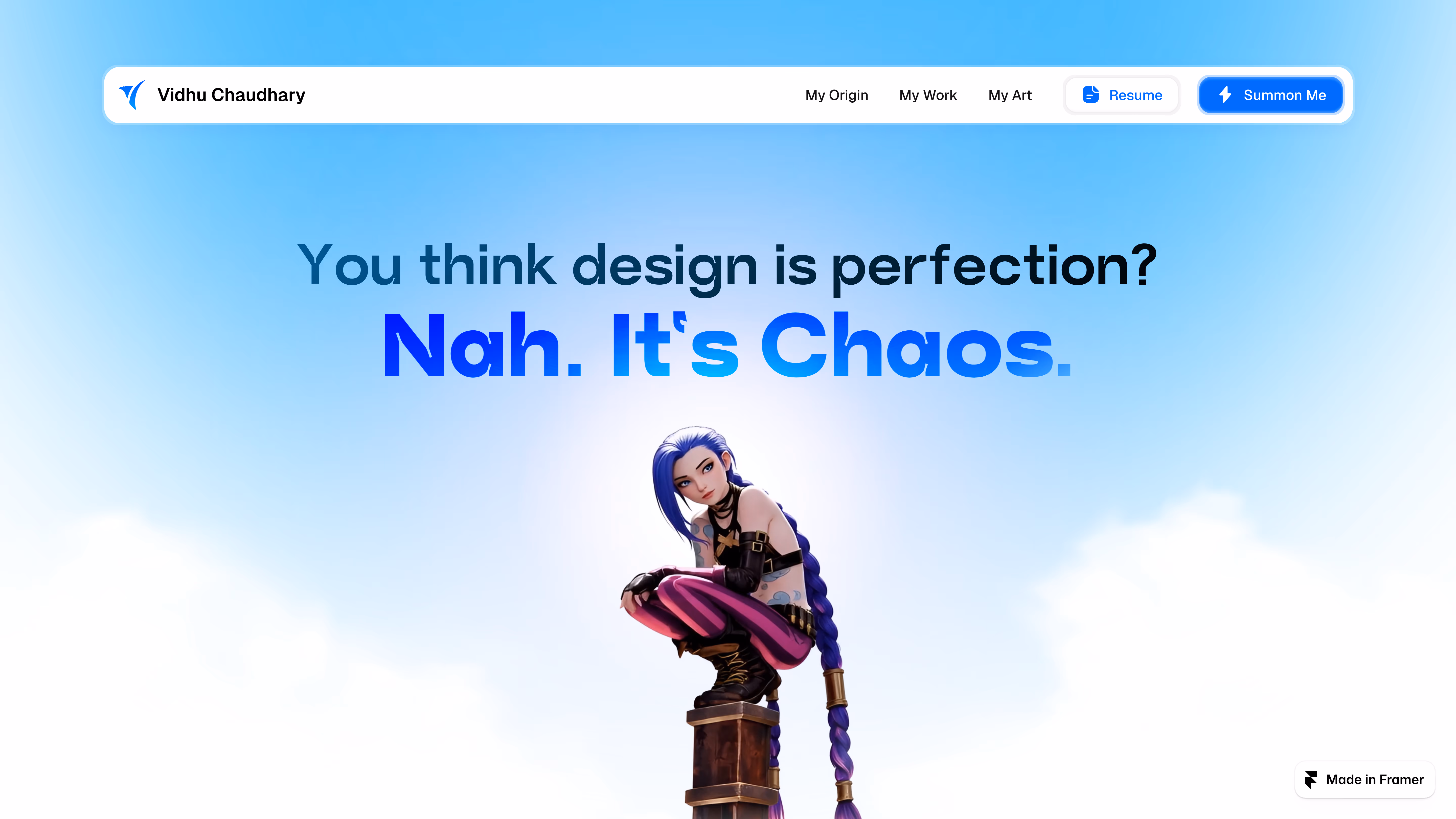 Wall of portfolios - by praneeth jonnala