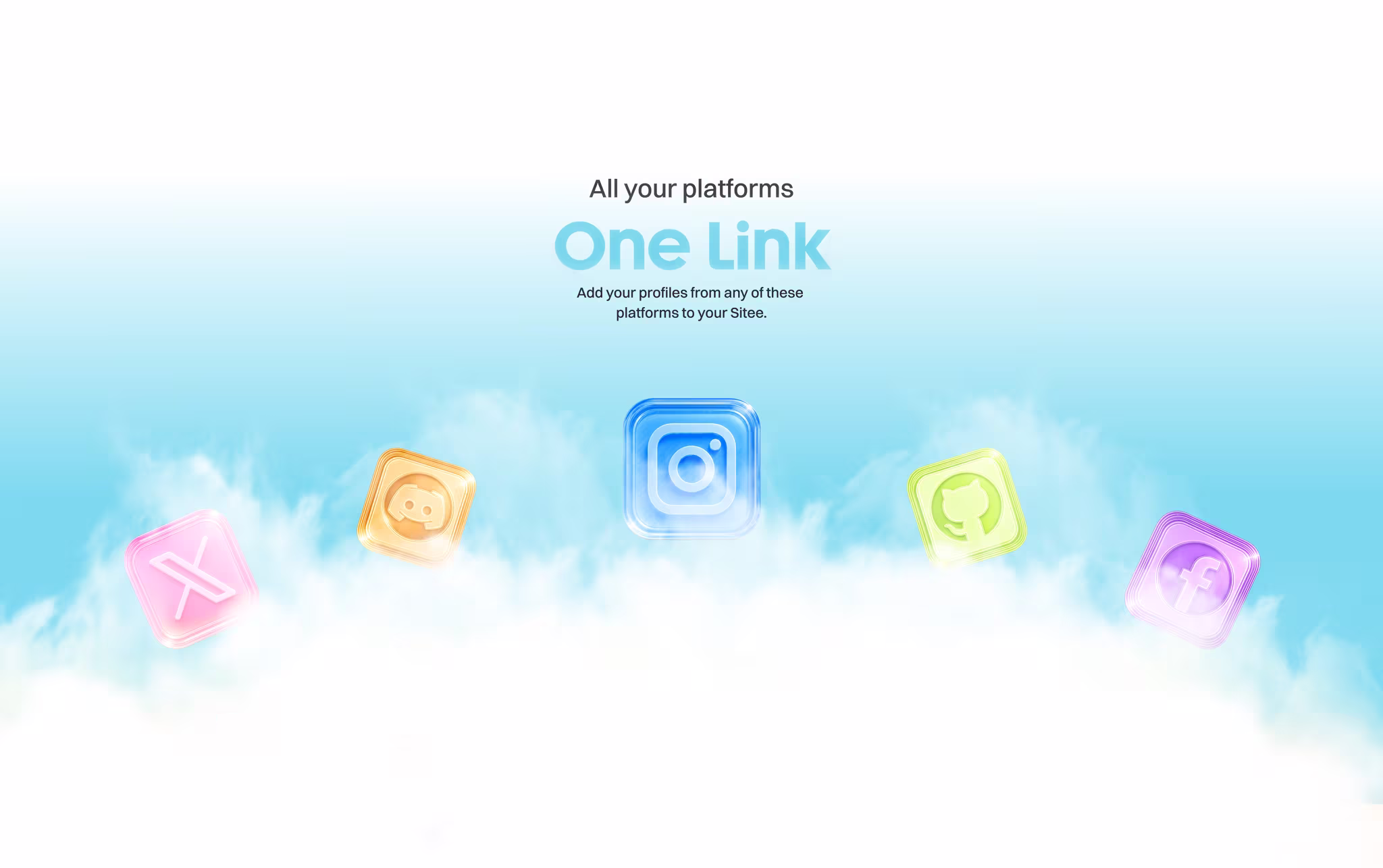 Website sections for Yoursit.ee